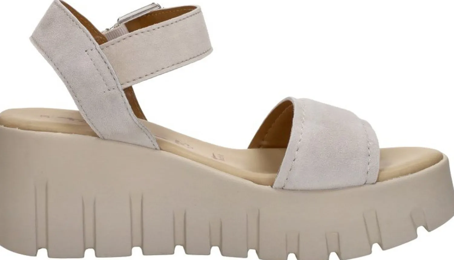 Tamaris Sandalen Plat Taupe Best