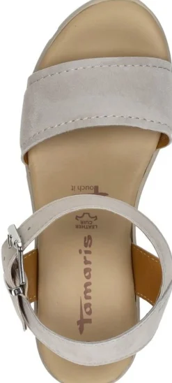 Tamaris Sandalen Plat Taupe Best