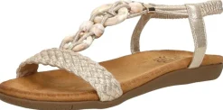 Sub55 Sandalen Plat Goudkleur New