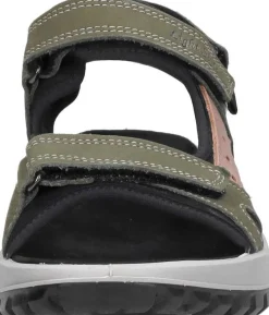 Imac Sandalen Plat Groen Outlet