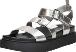 Tamaris Sandalen Plat Zilverkleur Hot