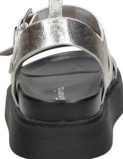 Tamaris Sandalen Plat Zilverkleur Hot