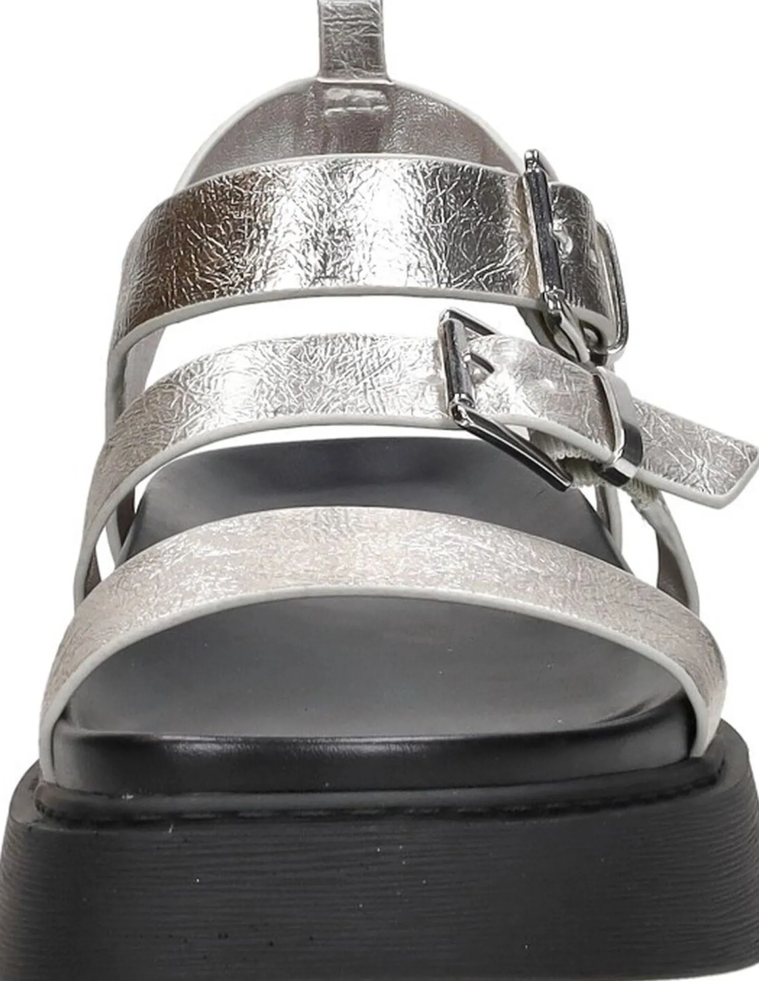 Tamaris Sandalen Plat Zilverkleur Hot