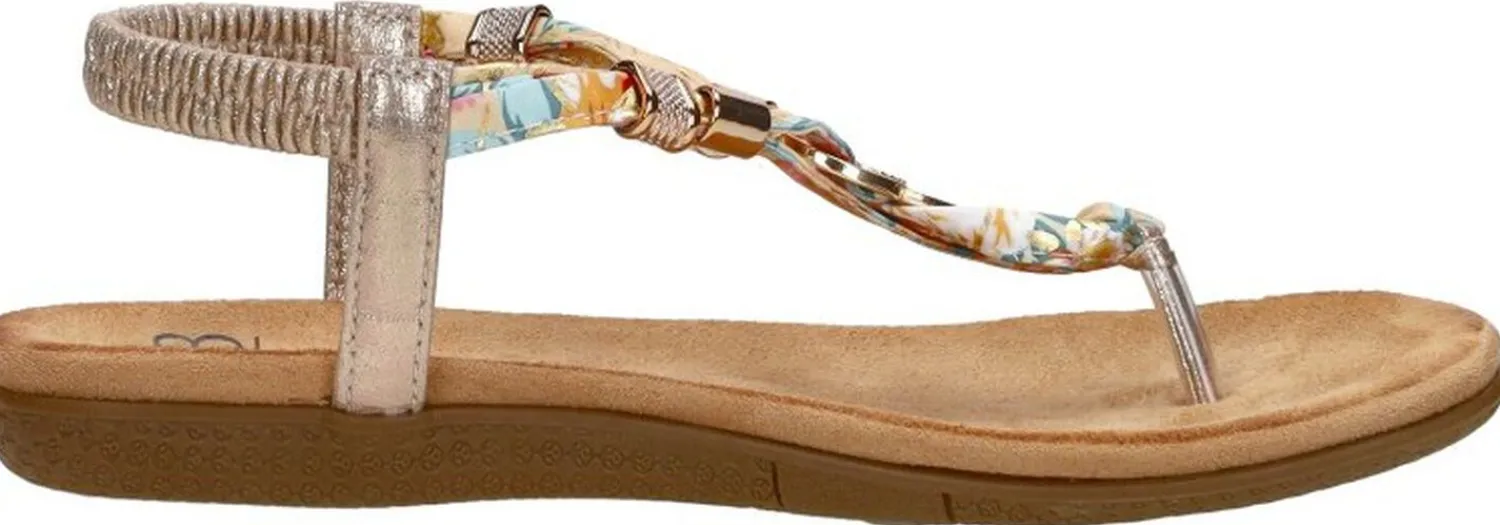 Sub55 Sandalen Plat Goudkleur Clearance