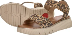 Tamaris Comfort Sandalen Plat Beige Outlet