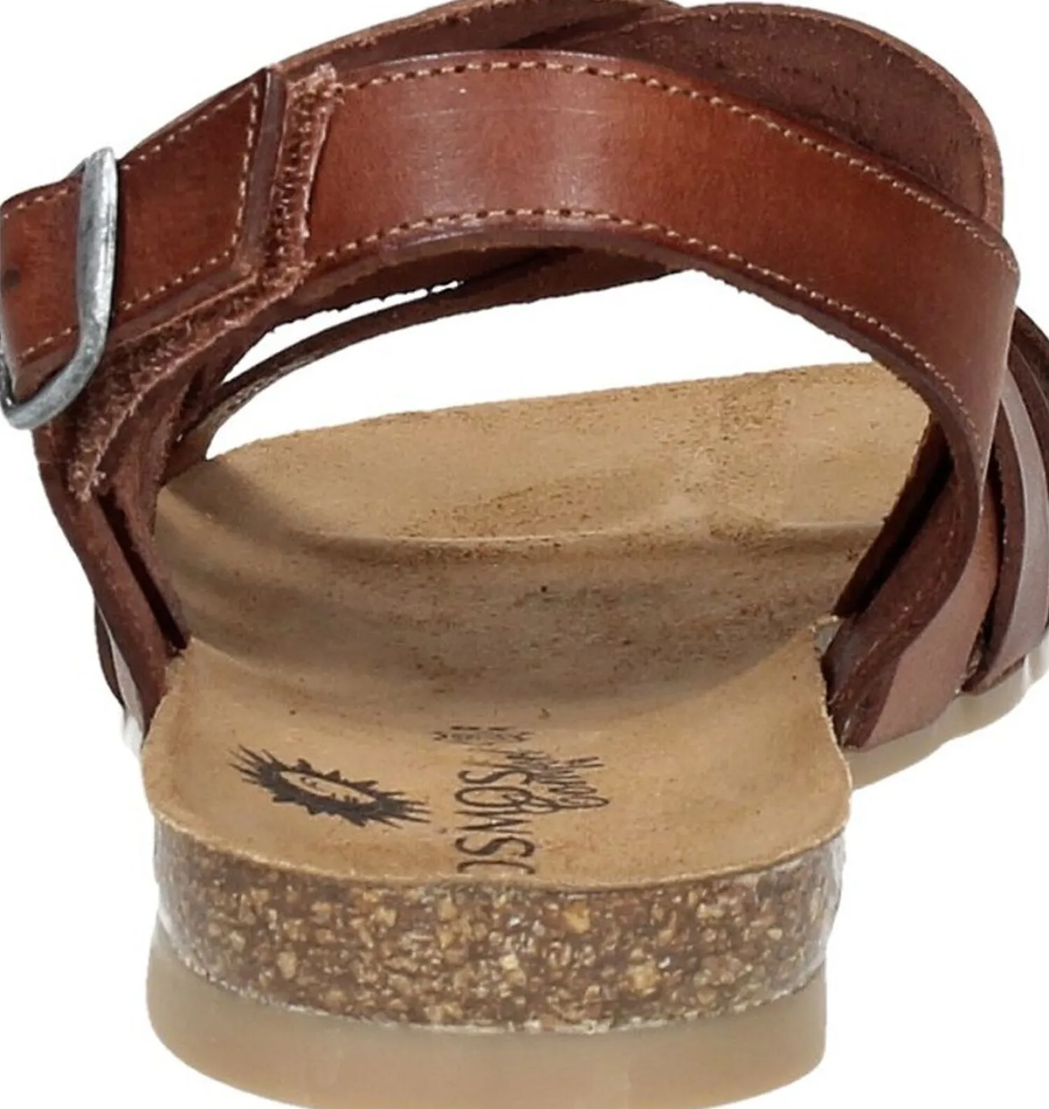 Cosmos Sandalen Plat Cognac Discount