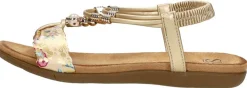 Sub55 Sandalen Plat Goudkleur New