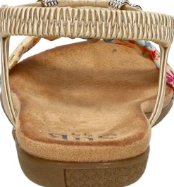 Sub55 Sandalen Plat Goudkleur New
