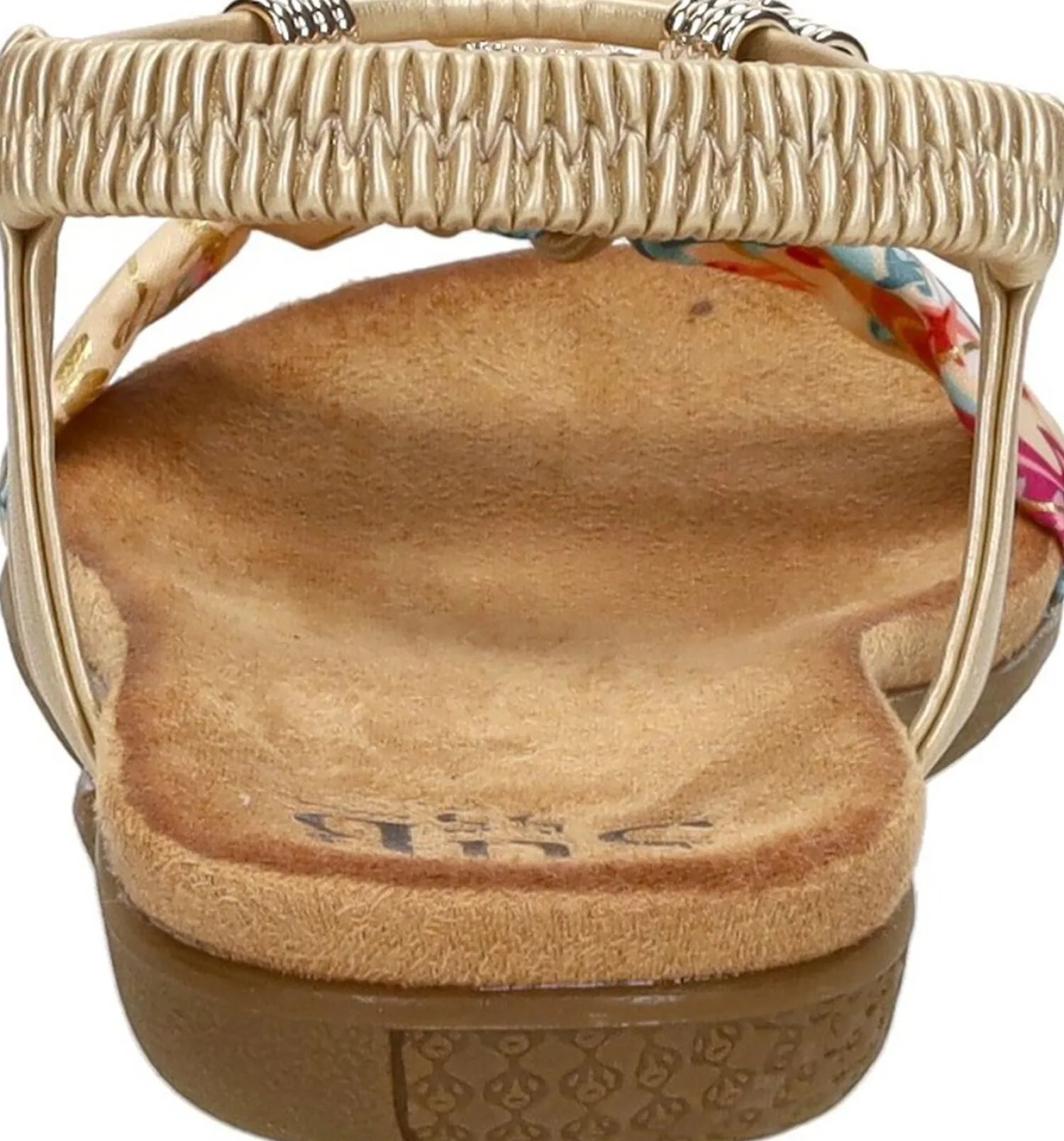 Sub55 Sandalen Plat Goudkleur New