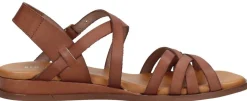Red Rag Sandalen Plat Cognac Fashion