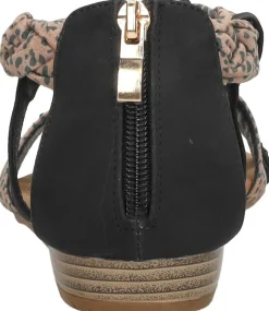 Sub55 Sandalen Plat Zwart Fashion