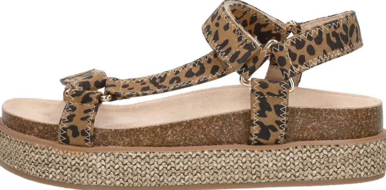 Sub55 Sandalen Plat Beige Hot