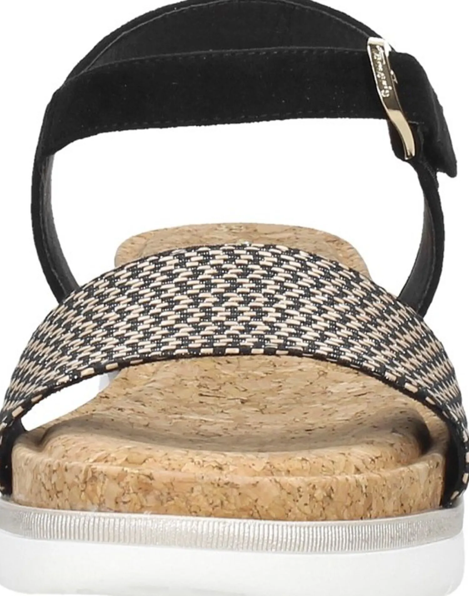 Tamaris Sandalen Plat Zwart New