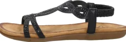 Sub55 Sandalen Plat Zwart Online