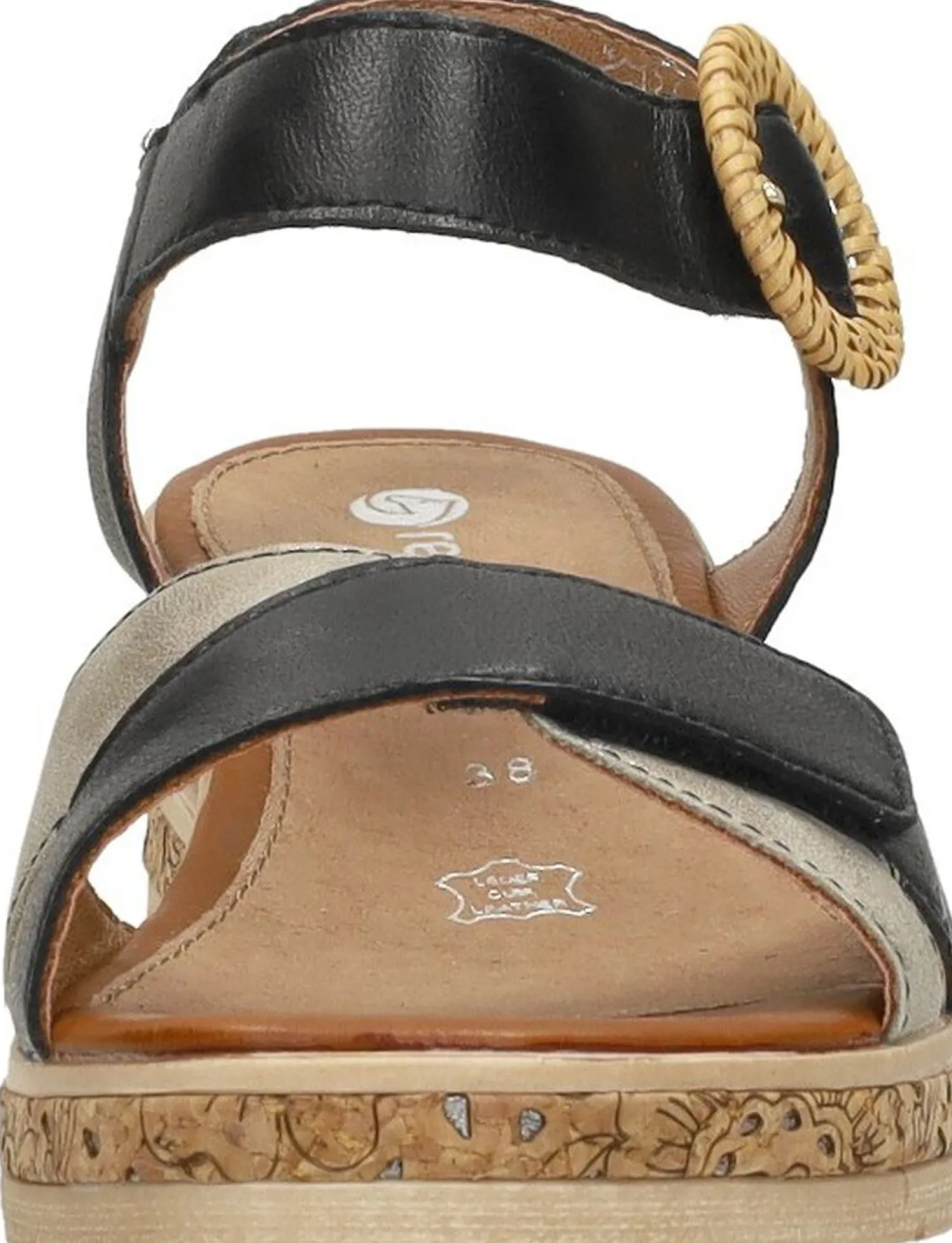 Remonte Sandalen Plat Zwart Hot