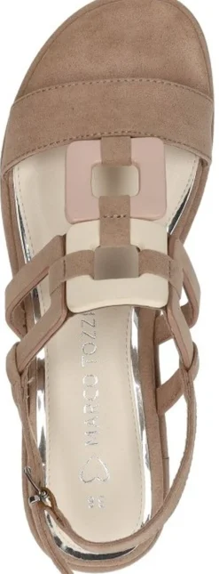Marco Tozzi Sandalen Plat Beige Hot