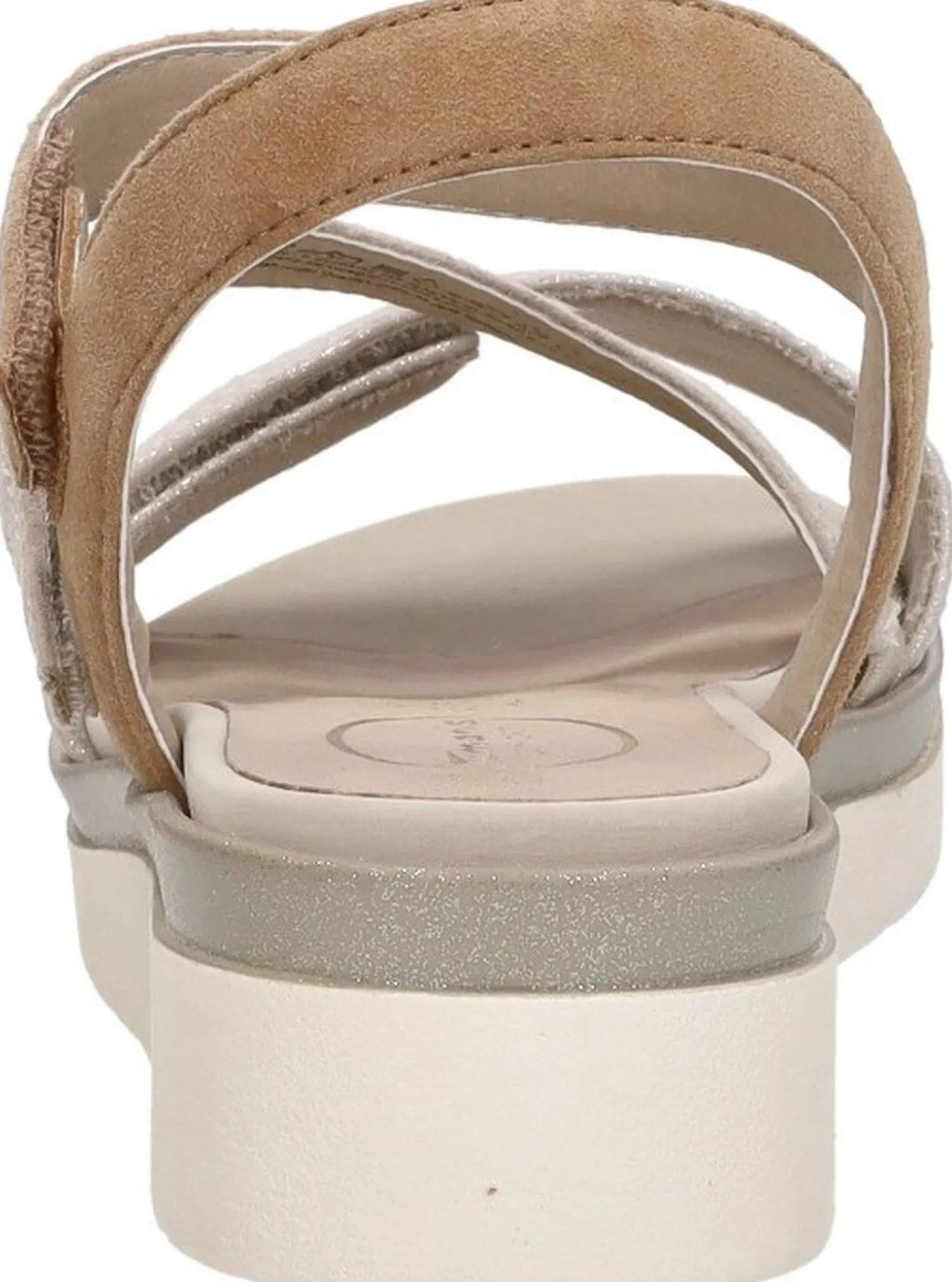 Tamaris Comfort Sandalen Plat Beige Best