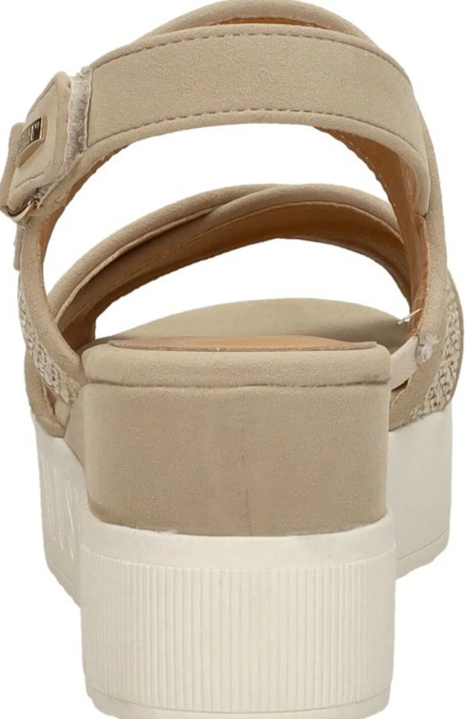 Mustang Sandalen Plat Beige Sale