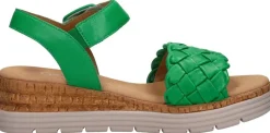 Gabor Sandalen Plat Groen Hot
