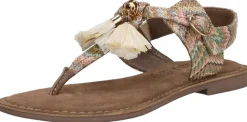 Lazamani Sandalen Plat Beige Discount