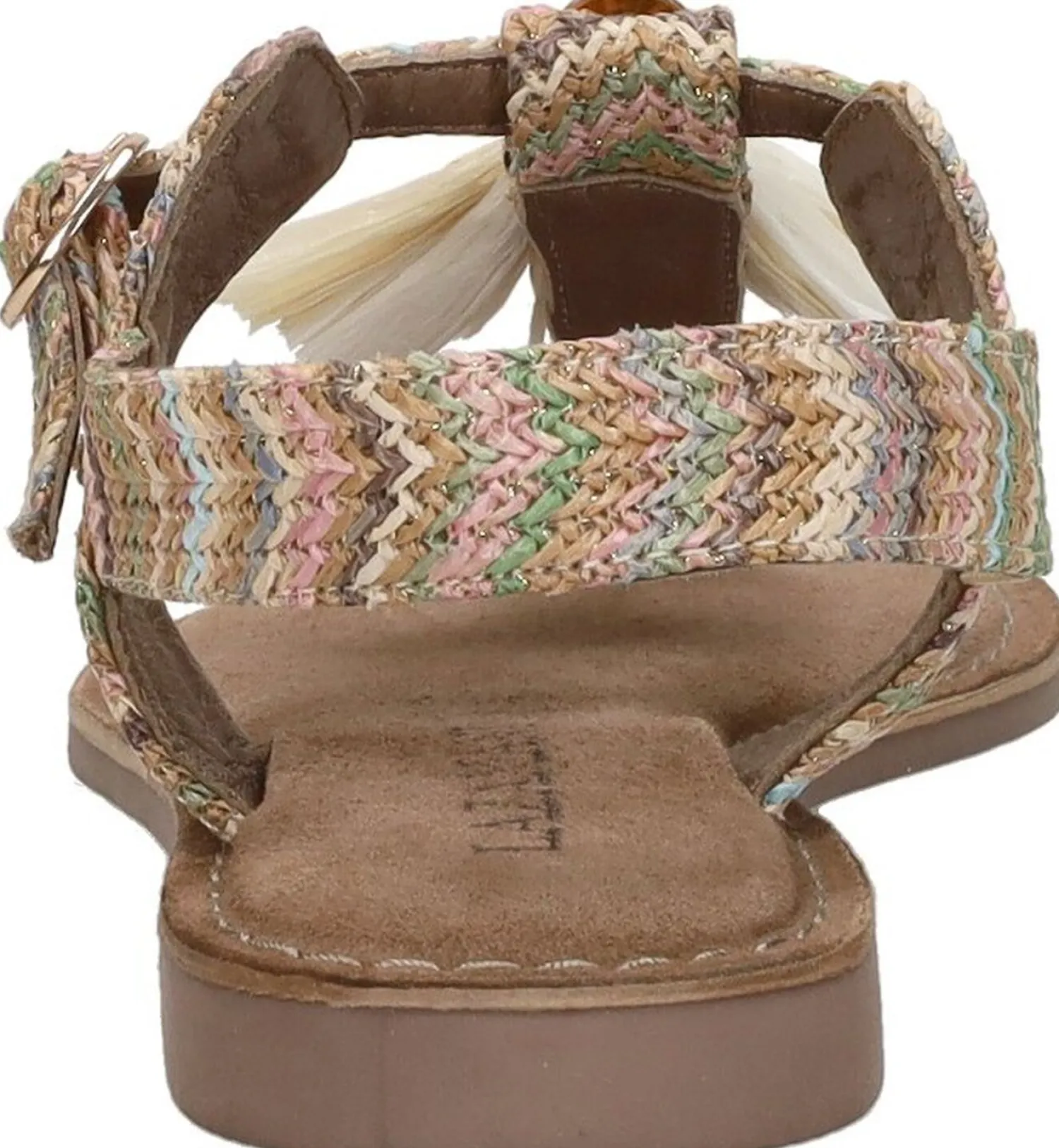 Lazamani Sandalen Plat Beige Discount