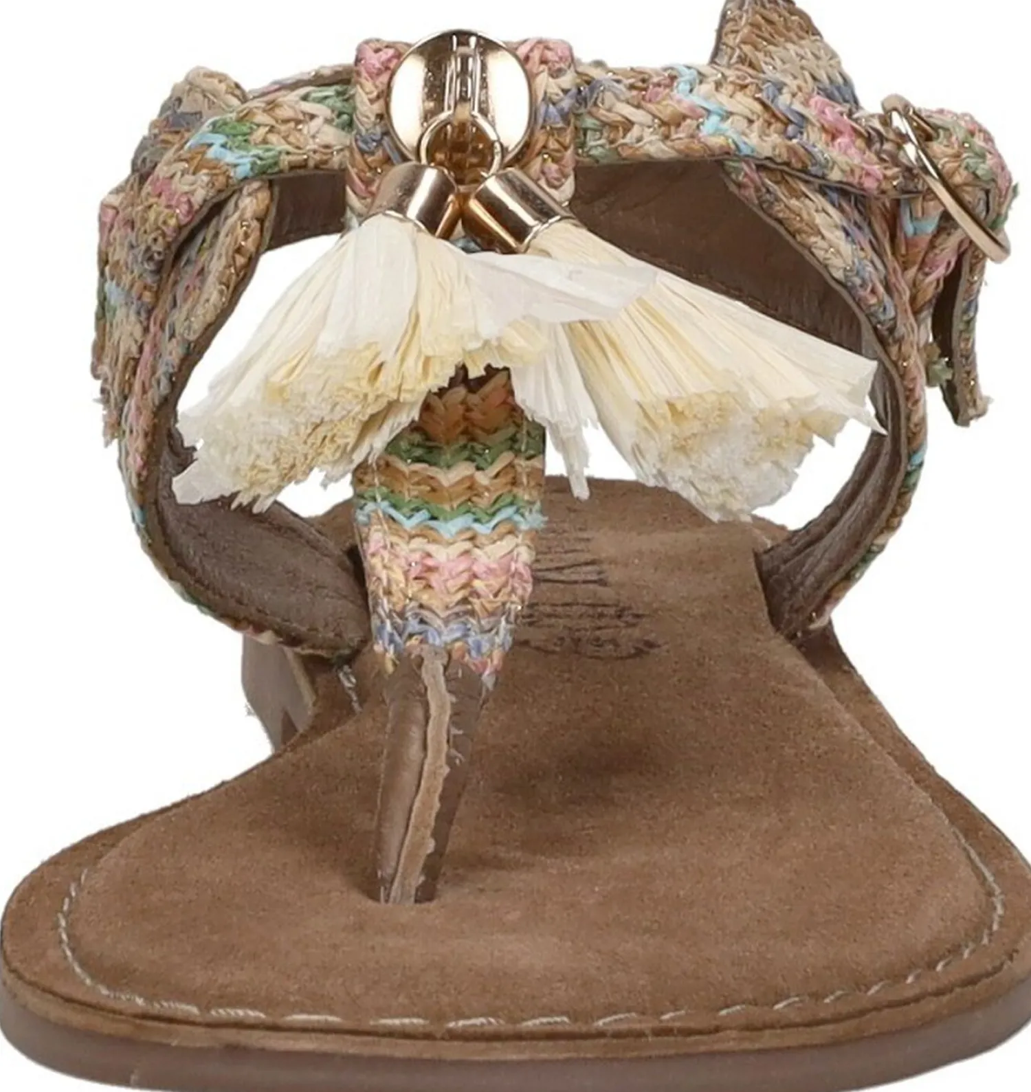 Lazamani Sandalen Plat Beige Discount