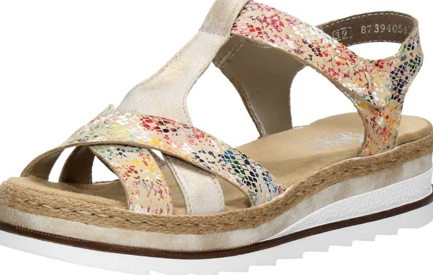 Rieker Sandalen Plat Beige Online