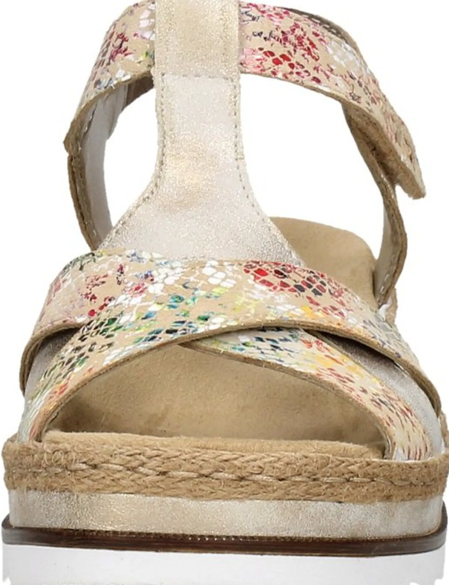 Rieker Sandalen Plat Beige Online