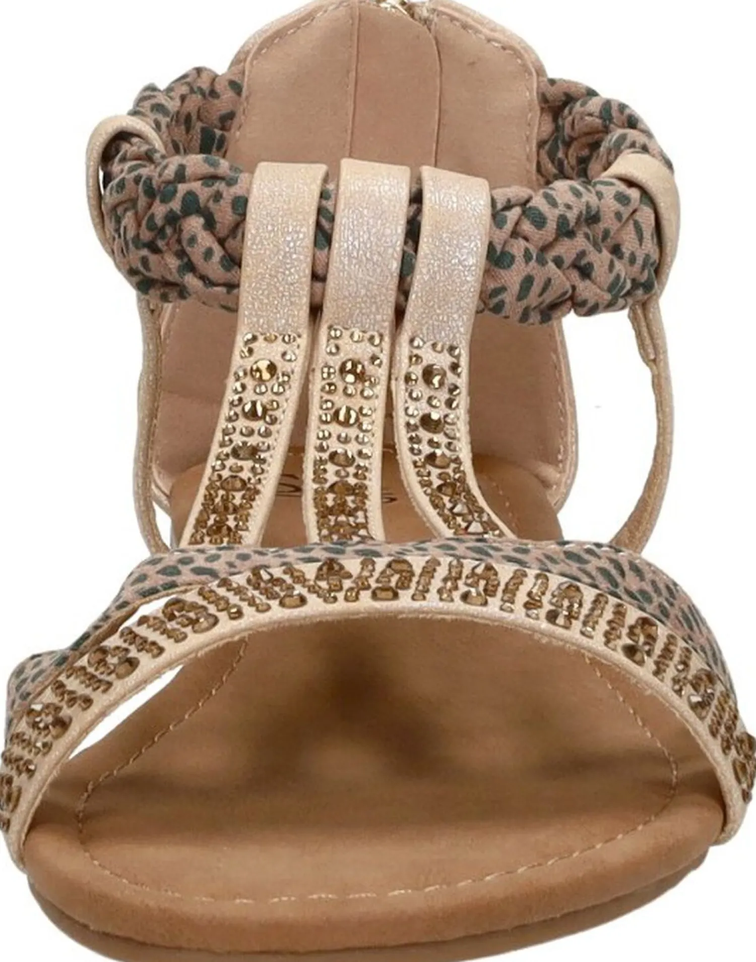 Sub55 Sandalen Plat Beige New