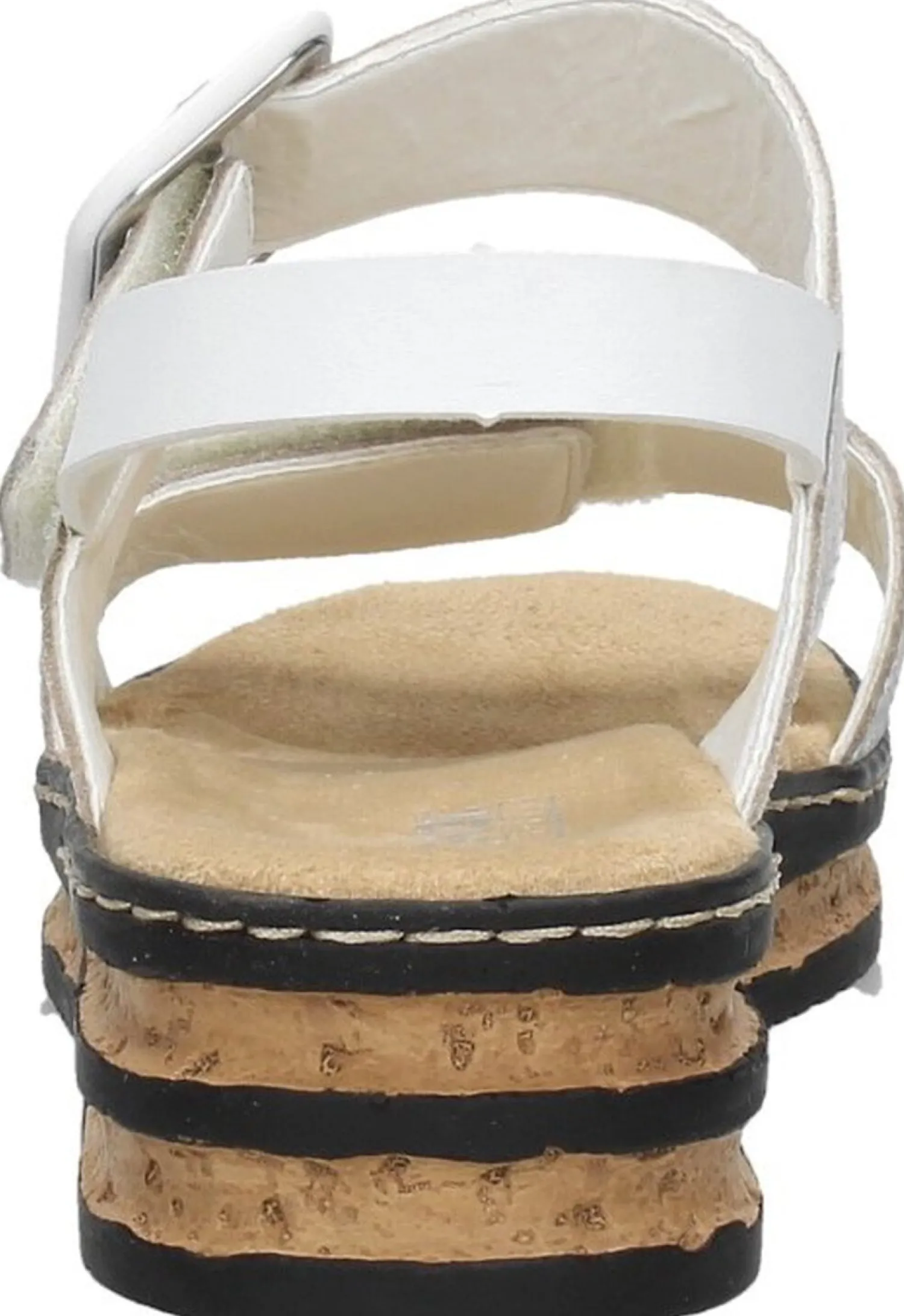 Rieker Sandalen Plat Wit Hot