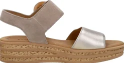 Gabor Sandalen Plat Beige Outlet