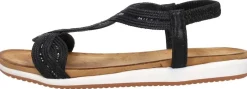 Sub55 Sandalen Plat Zwart Online
