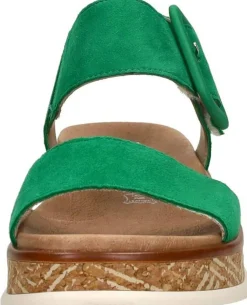 Rieker Sandalen Plat Groen Hot