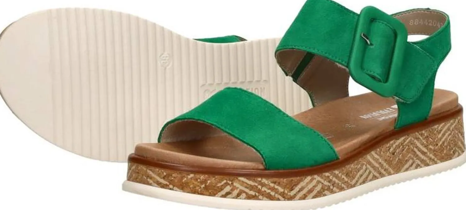 Rieker Sandalen Plat Groen Hot