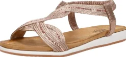 Sub55 Sandalen Plat Champagne Clearance