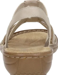Rieker Sandalen Plat Beige Clearance