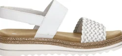 Remonte Sandalen Plat Wit Best