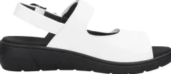 Wolky Sandalen Plat Wit Outlet