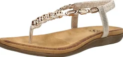 Sub55 Sandalen Plat Goudkleur New