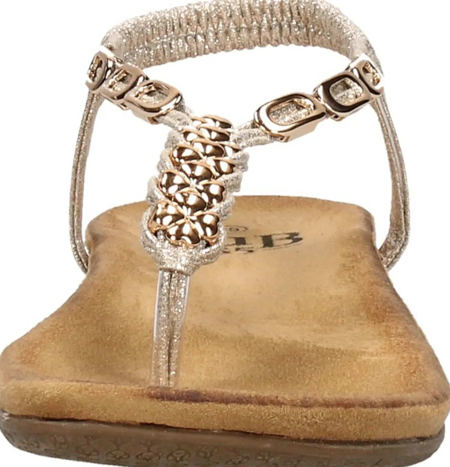 Sub55 Sandalen Plat Goudkleur New