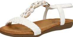 Sub55 Sandalen Plat Wit Best
