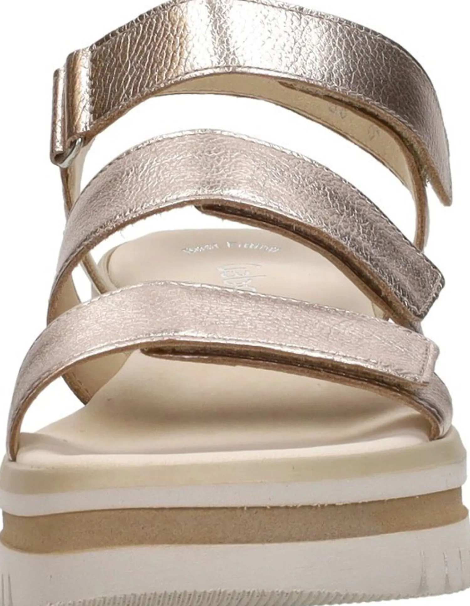 Gabor Sandalen Plat Goudkleur Discount
