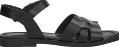 Red Rag Sandalen Plat Zwart Fashion