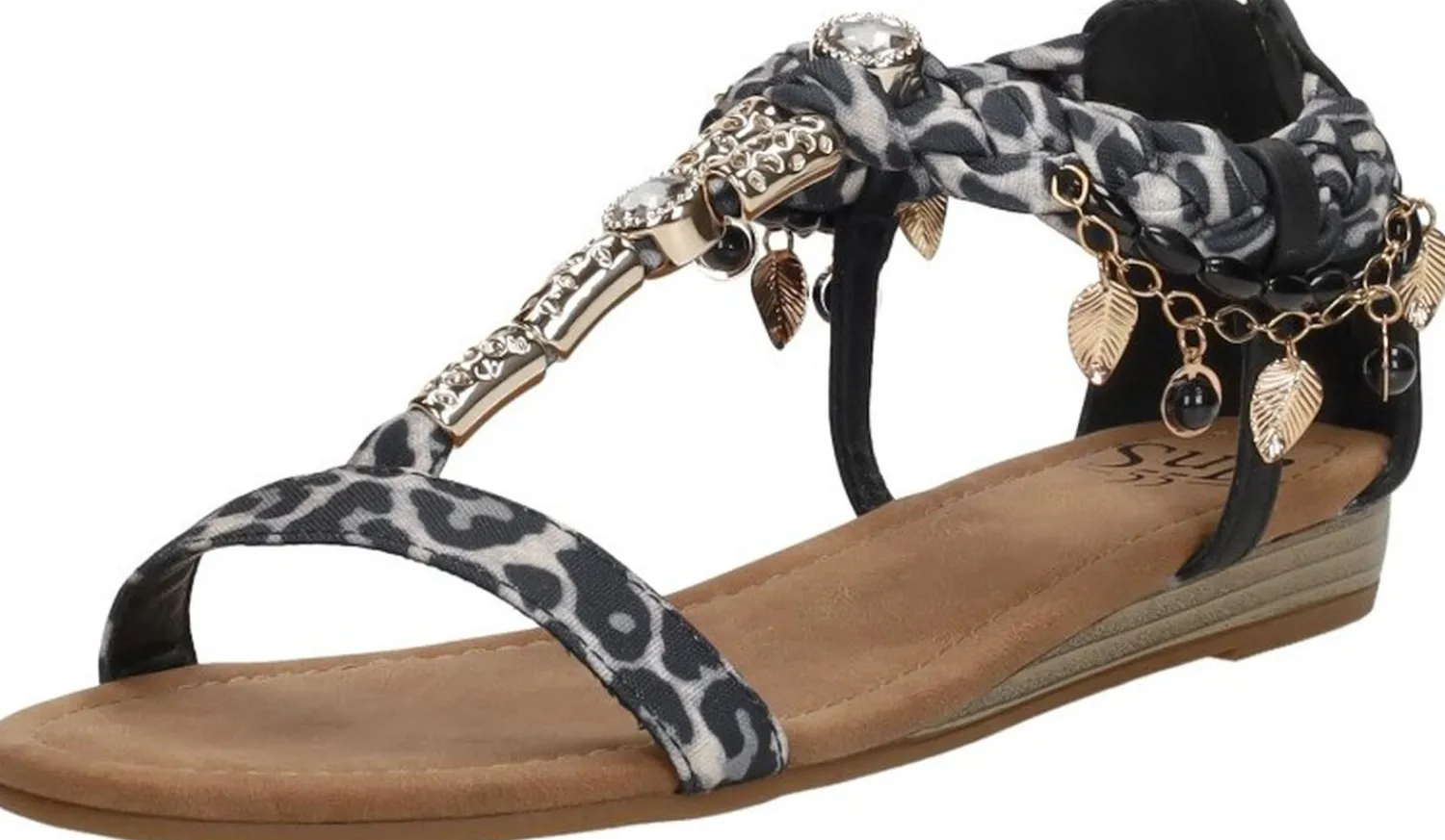 Sub55 Sandalen Plat Zwart Clearance