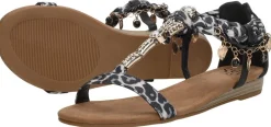 Sub55 Sandalen Plat Zwart Clearance