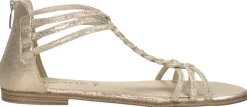 Tamaris Sandalen Plat Goudkleur Outlet