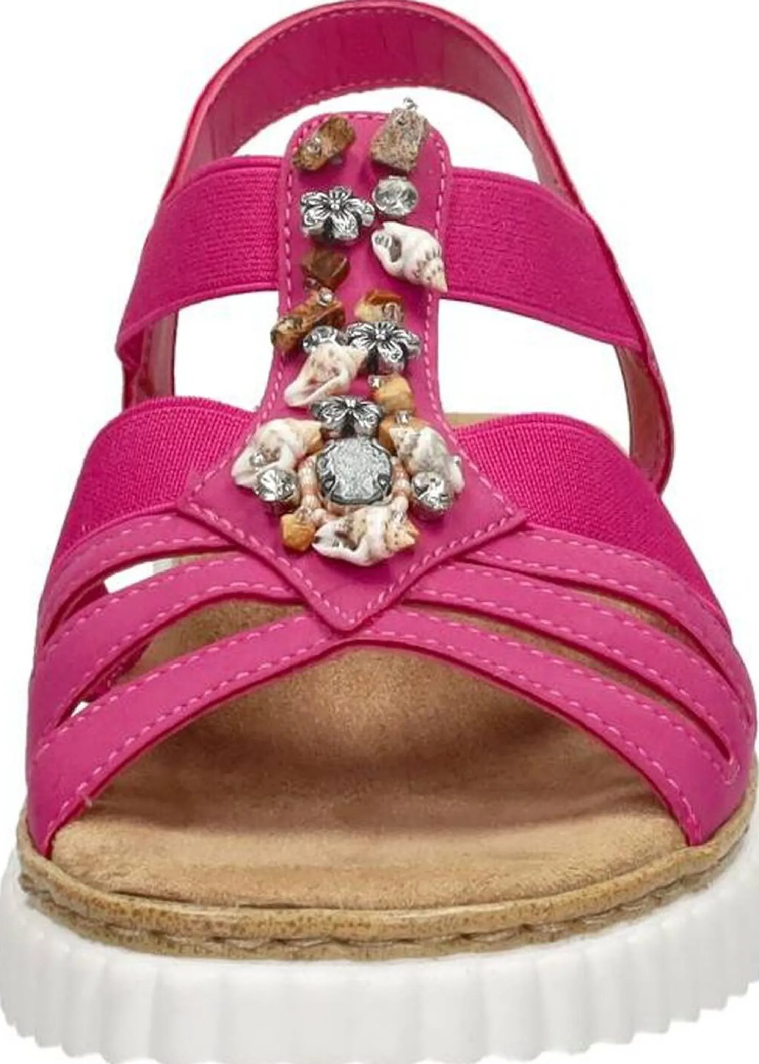 Rieker Sandalen Plat Fuchsia New