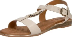 Sub55 Sandalen Plat Beige Best