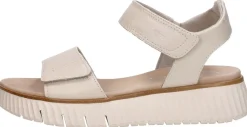 Tamaris Comfort Sandalen Plat Gebroken wit Clearance