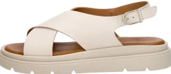 Tamaris Sandalen Plat Gebroken wit Fashion